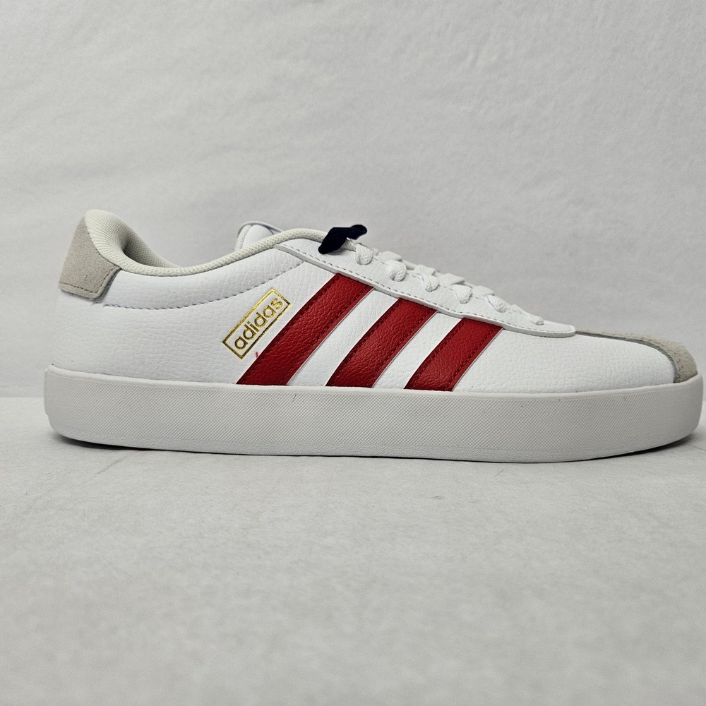 Adidas‎ VL Court 3.0 Skateboarding Shoes IF4464 White Gray Red Men's Size 11.5 - Picture 11 of 11